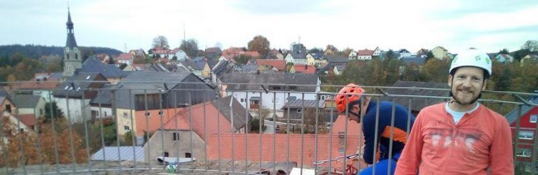 Blick auf Neuhaus vom Butterfassturm