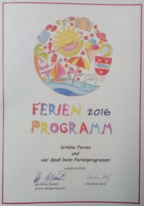 Cover Ferienprogramm Windischeschenbach; https://www.durreck.de/wp/burgfelsen-neuhaus
