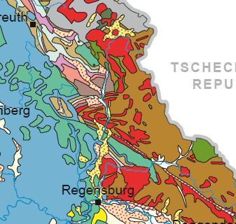 Geol. Übersicht Oberpfalz; Bayer. Landesamt f. Umwelt